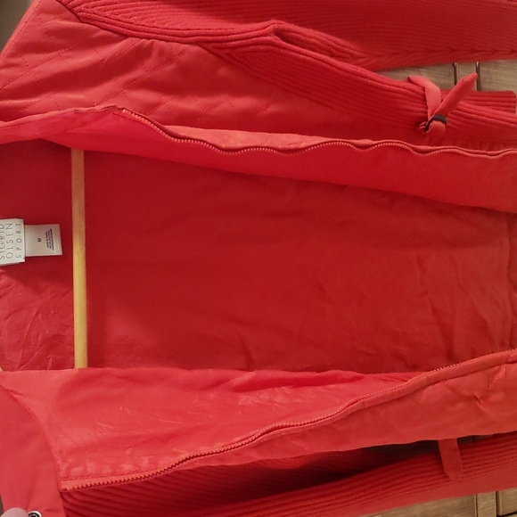 Sigrid Olsen Sport Quilted adjustable lined zipup jacket - Georgeous fitted - Picture 4 of 9